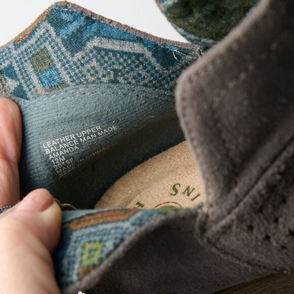 Earth Origins Oakland Amanda 2018F Women's US 12M Bootie Gray Suede Ankle Boots - Picture 5 of 5